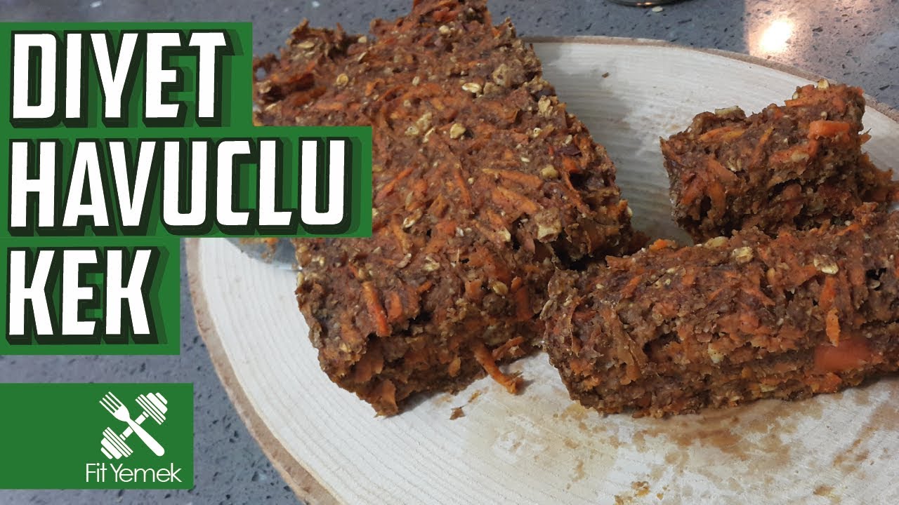 DİYET HAVUÇLU KEK - Okula, ofise götürmeye uygun!