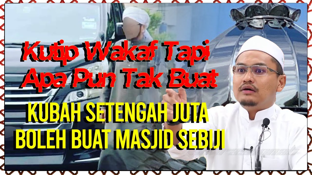 Jangan Wakaf Sebarangan Tempat | Beli Vellfire Senang Bawa Pelajar Pondok Pergi Masjid?