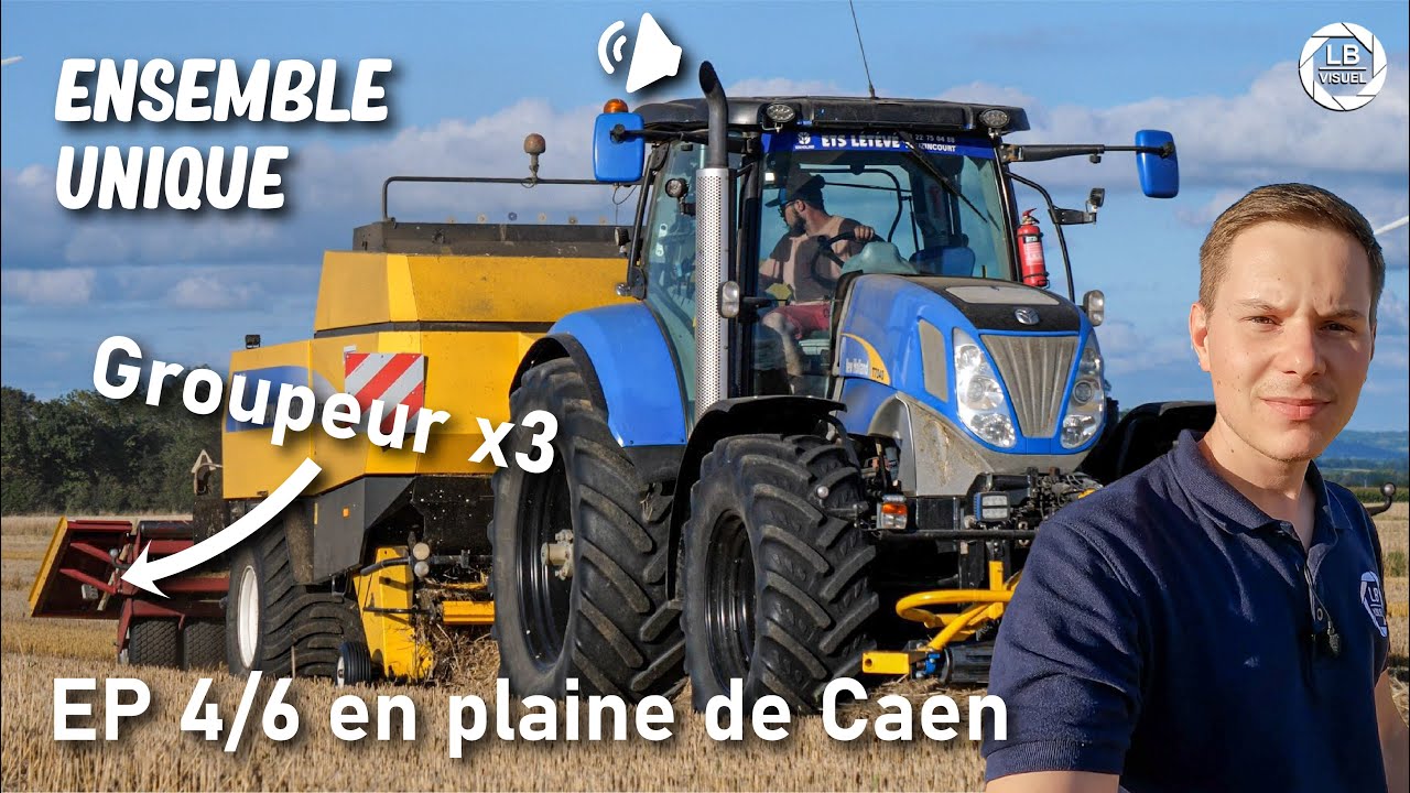 Ensemble UNIQUE au pressage de paille | Pure sound | EP4/6 en plaine de Caen