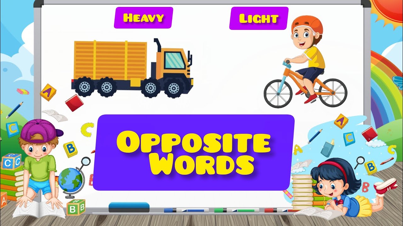 Opposite Words | kids Antonym #oppositewordsinenglish #numbername1to10 #kidslearning#kidseducatio 