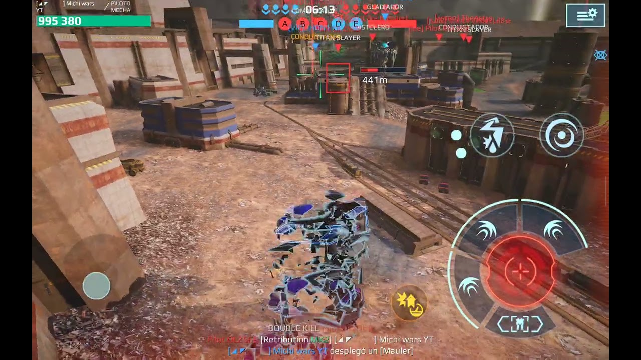 PARTIDA DE WAR ROBOTS EL SAMJOK CON ESA ARMA DEL TECHT  ESTA ROTO 💀💀💀 SUSCRIBETE 🙏♥️♥️♥️