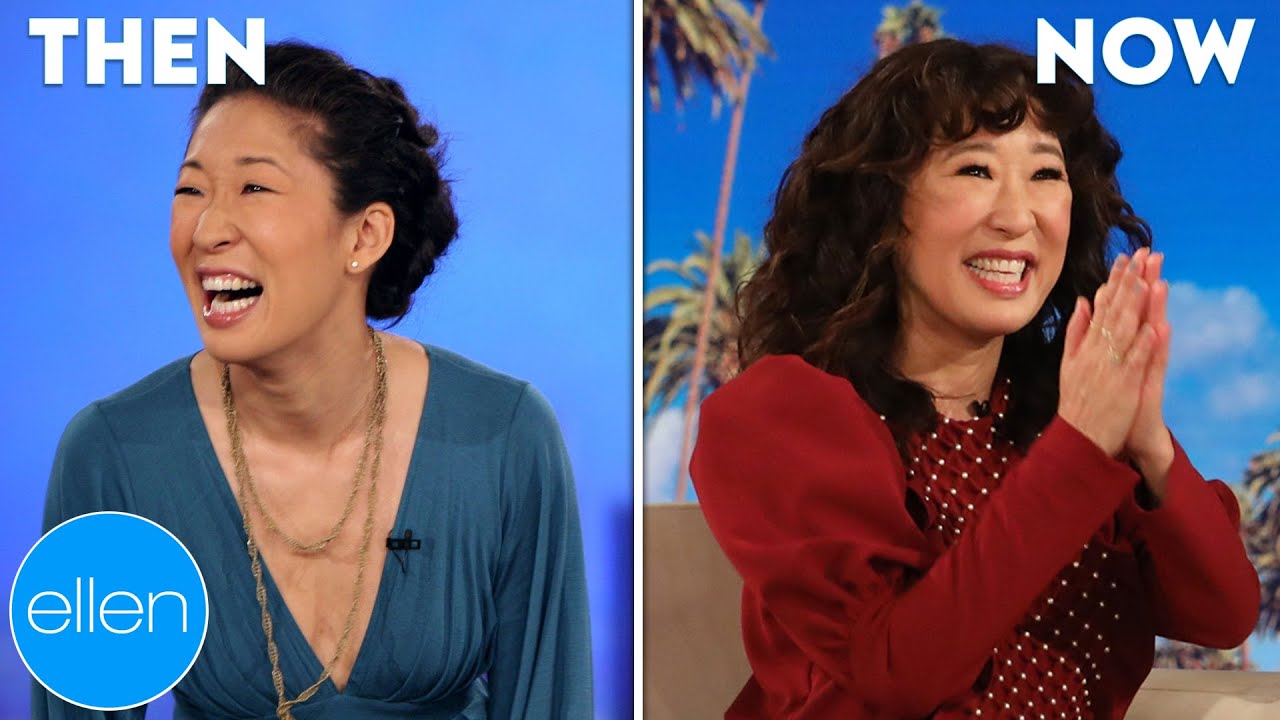 Then and Now: Sandra Oh's First and Last Appearances on 'The Ellen Show'