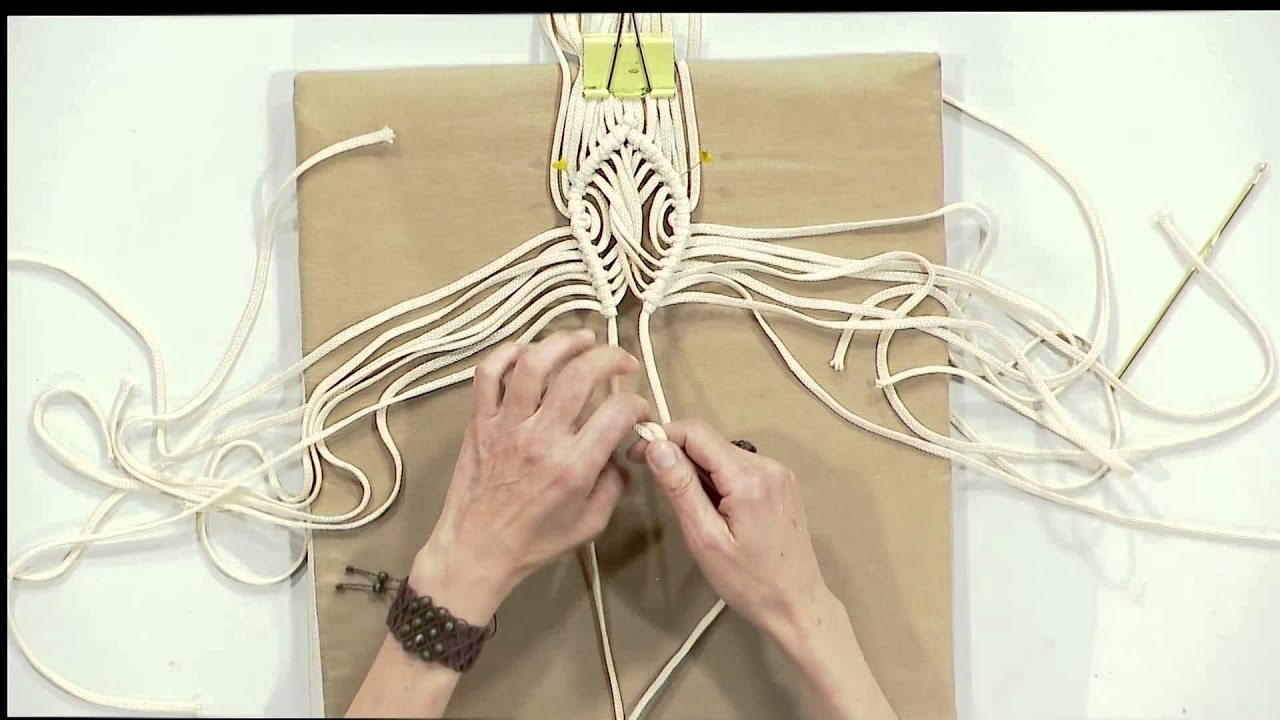 Patricia Belvedere - Bienvenidas TV en HD - Realiza un collar en nudo chino en macramé.