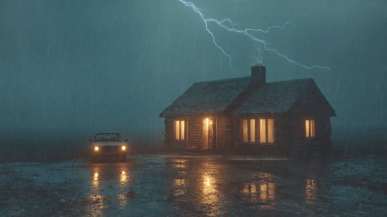 ⛈️ Heavy Rain & Thunder Sounds for Sleeping | Relaxing Ambience for Rest