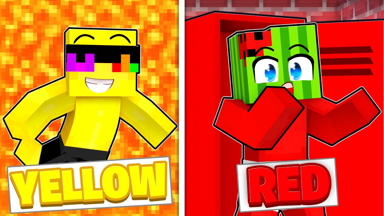 Hide and Seek in Your Color in Minecraft