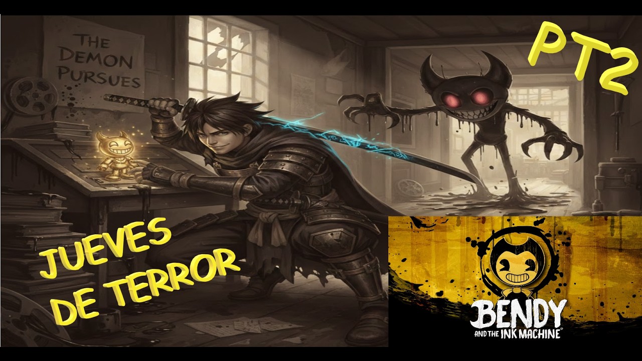 JUEVES DE TERROR CON EL BENDY PT2 (BENDY AND THE INK MACHINE) !m #dashow #bendyandtheinkmachine