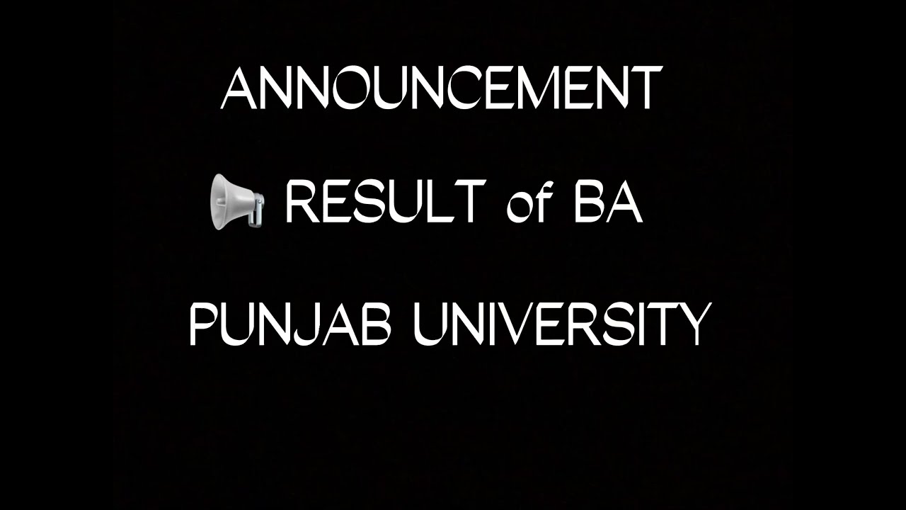 ANNOUNCEMENT | Result | BA part 1 & 2 | Punjab University | Result 2021 | 31 January 2022 | Update