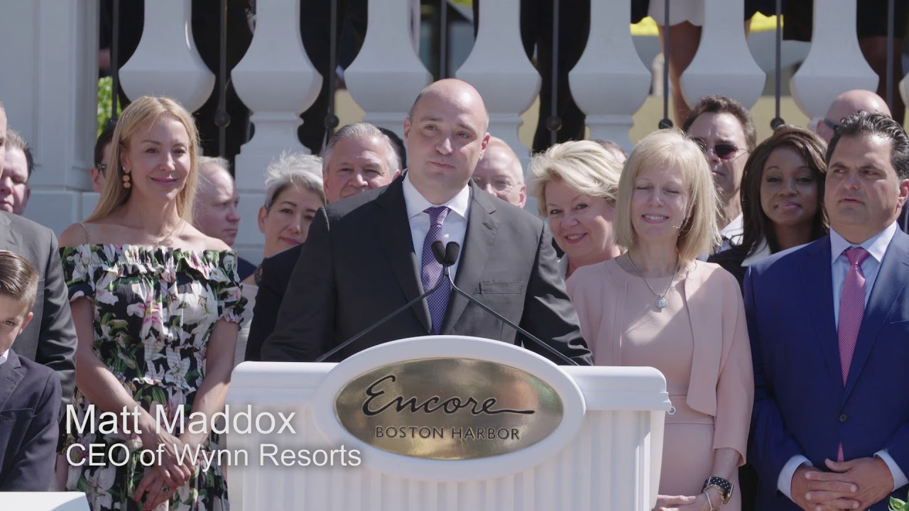 CEO Matt Maddox at Encore Grand Open Ceremony