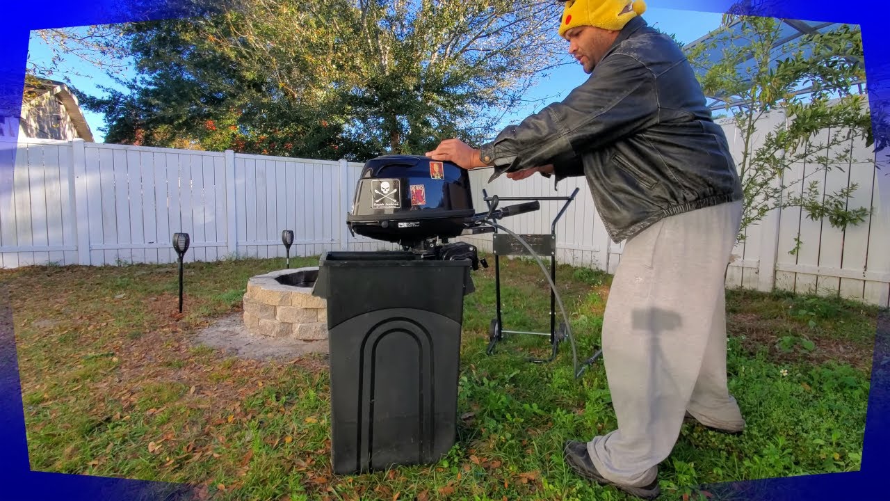 Cold starting a small outboard.  How hard is it?