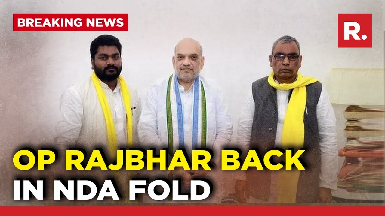 Big Setback To Opposition Unity As OP Rajbhar Joins NDA Ahead Of Meeting