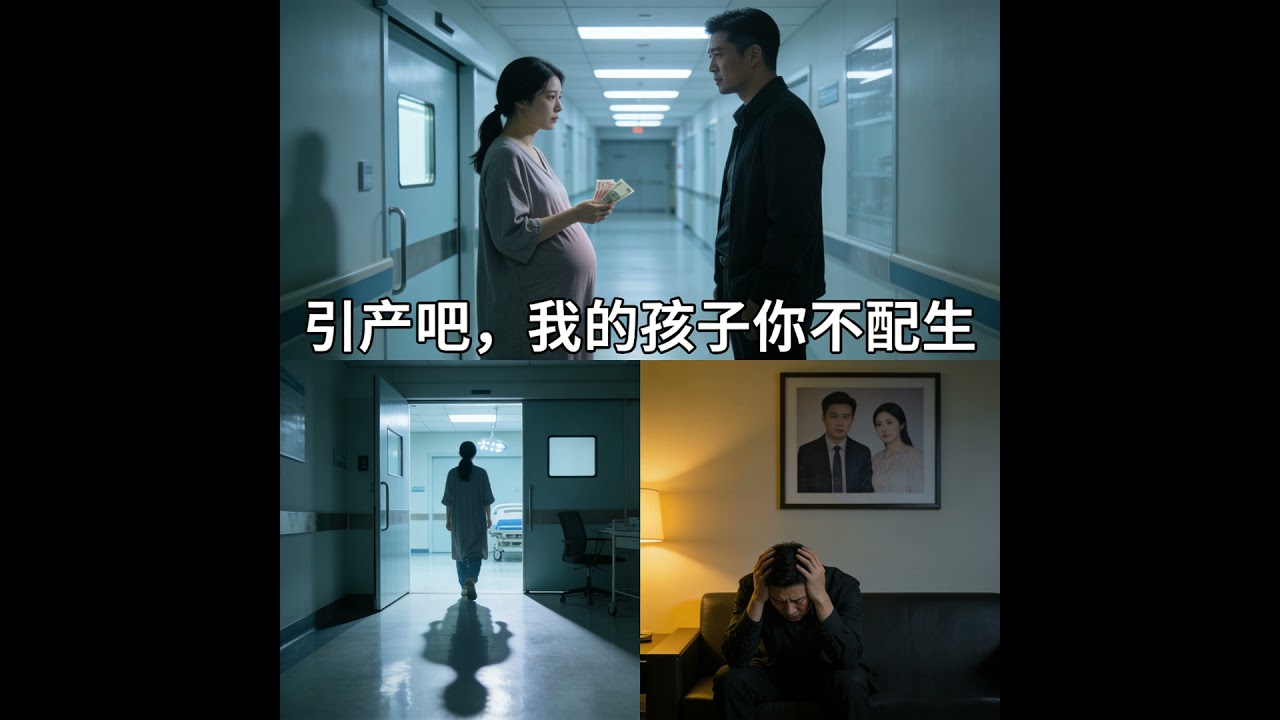 懷孕後他冷若冰霜：“引產吧，你不配生我的孩子。” 我平靜拿錢走進手術室，他卻為此悔恨終生。