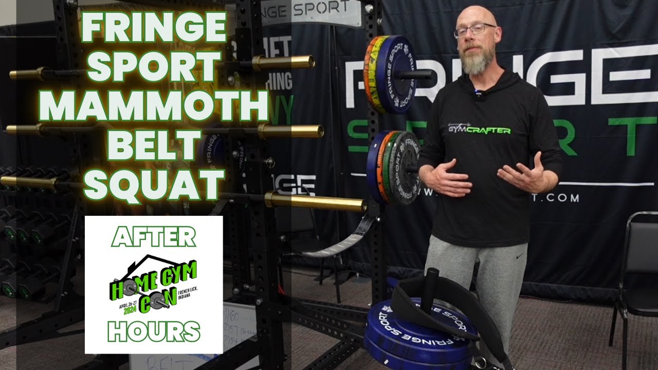 Fringe Sport Mammoth Belt Squat | After Hours at Home Gym Con