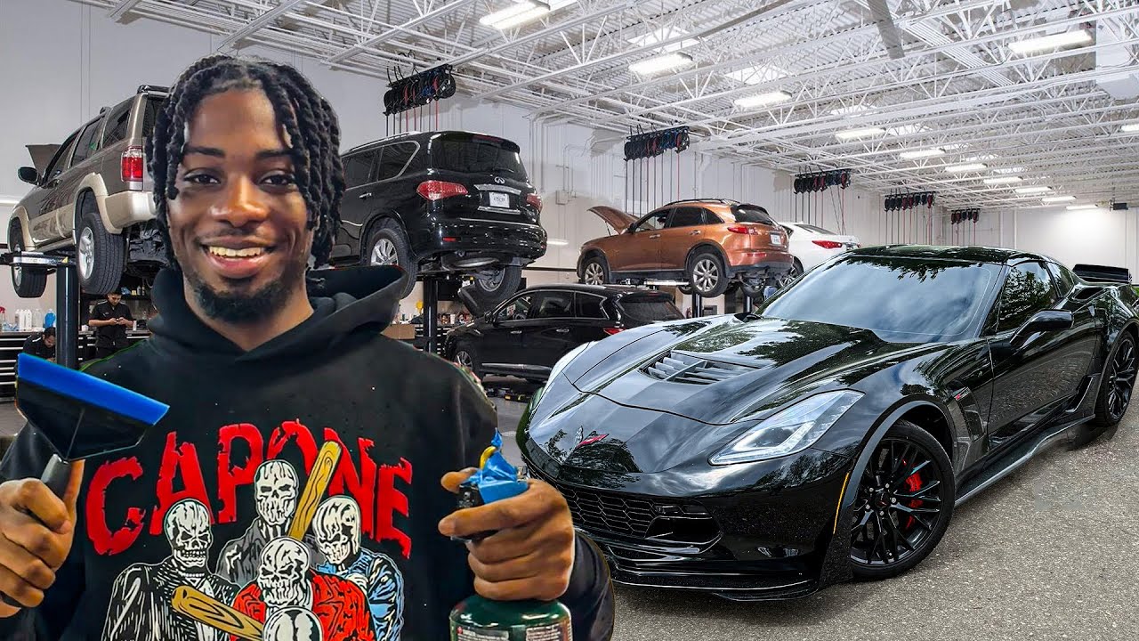 I INSTALLED MOST ILLEGAL TINT ON MY Z06 CORVETTE