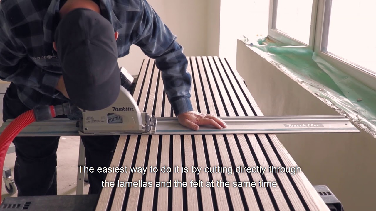 Как сделать реечный потолок с помощью панелей WoodUpp Akupanels