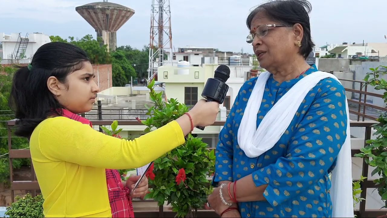 Aanya Interviewing her Grandmother