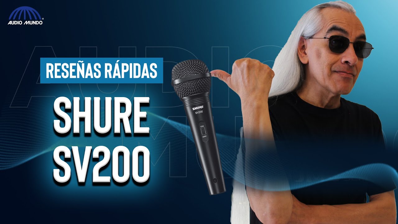 🎤 SHURE SV200: MICRÓFONO IDEAL para VOCALISTAS y PRESENTACIONES EN VIVO