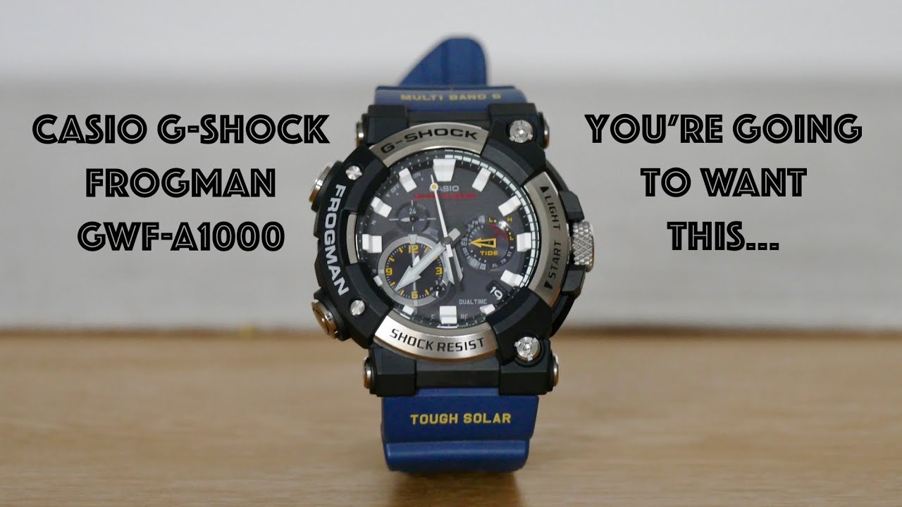 Обзор Casio G-Shock Frogman GWF-A1000 — совершенно новые и очень желанные часы