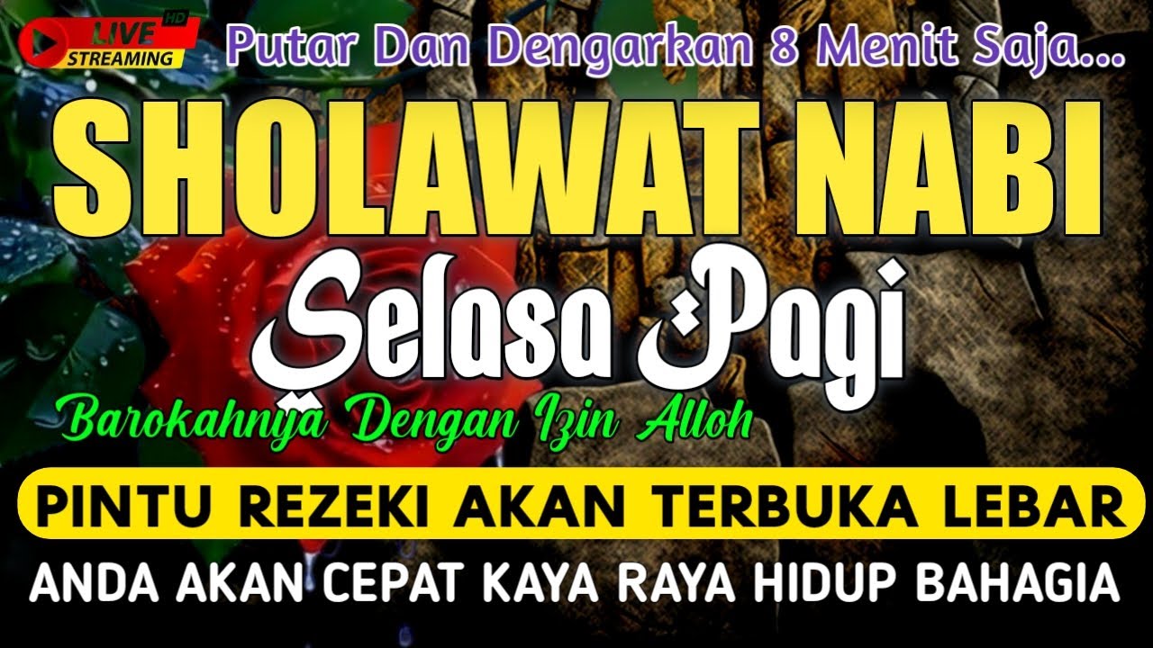 SHOLAWAT PENARIK REZEKI PALING DAHSYAT, Sholawat Nabi Muhammad SAW, SALAWAT JIBRIL PALING MERDU