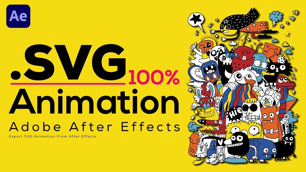 Экспорт SVG-анимации из After Effects (файл 100% SVG)