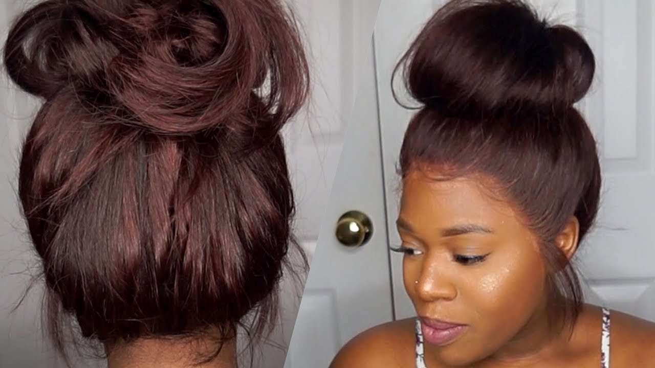 |Transformation Tuesday| 360 Lace Wig Colored & Styled HIGH BUN LOOK ft. Omgherhair.com