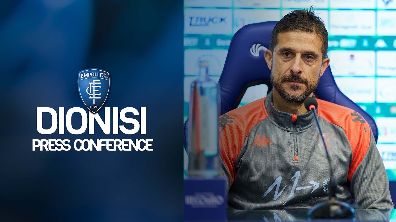 Le parole di mister Dionisi alla vigilia di Empoli-Reggiana