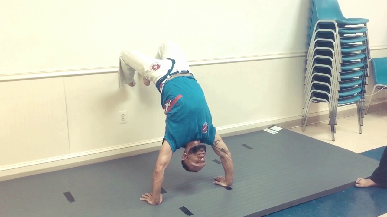 Capoeira in DC: How to practice a back walkover.