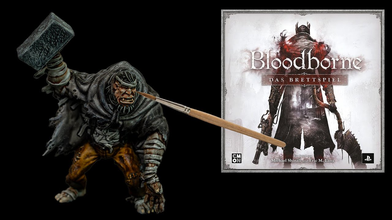 Bloodborne Boardgame Miniatur painting | Brick Troll | Contrast Painting Tutorial