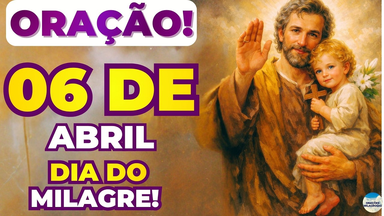 🙏ORAÇÃO de SÃO JOSÉ VAI se REALIZAR HOJE o MILAGRE IMPOSSÍVEL!