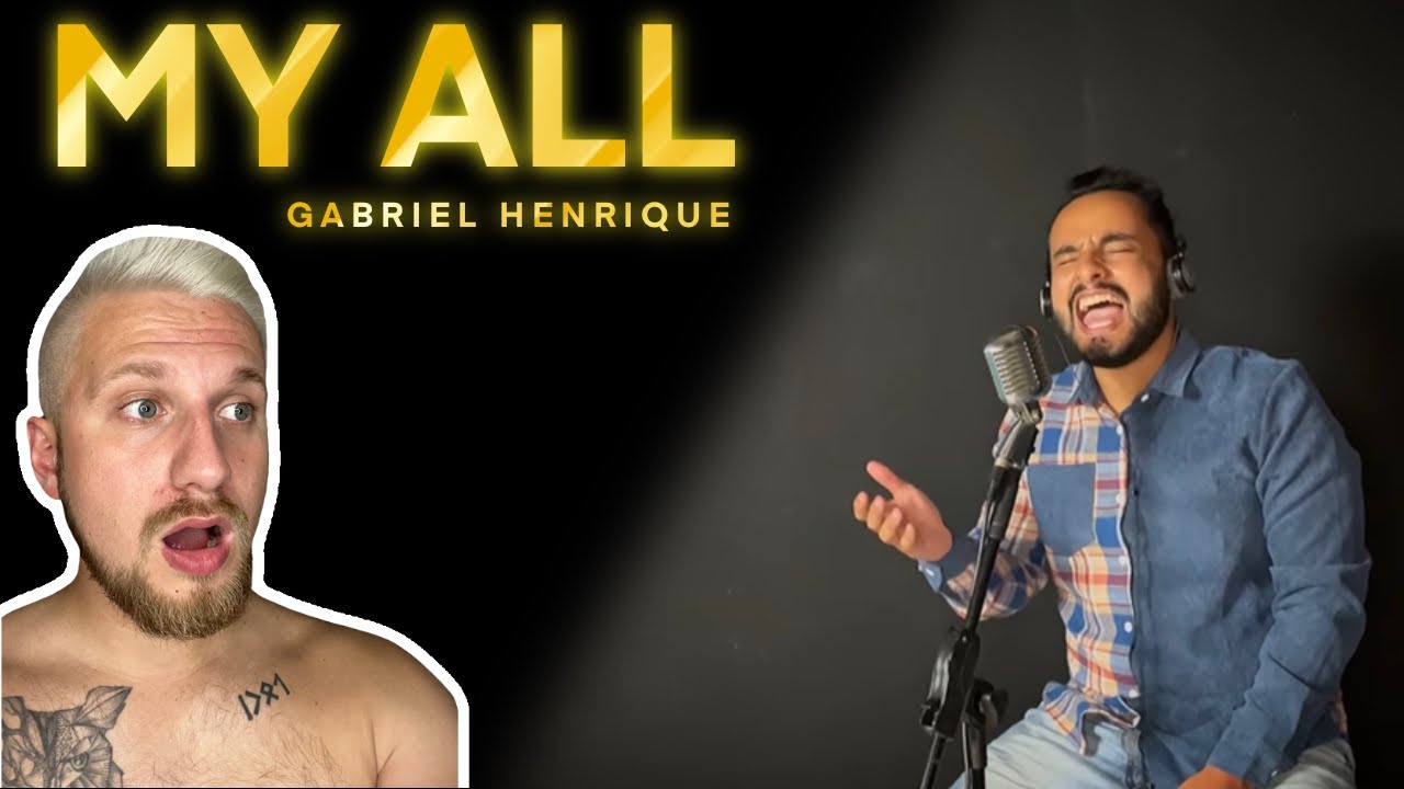 Gamer reacts to Gabriel Henrique perform a cover of My All by Mariah Carey | Split_Reacts