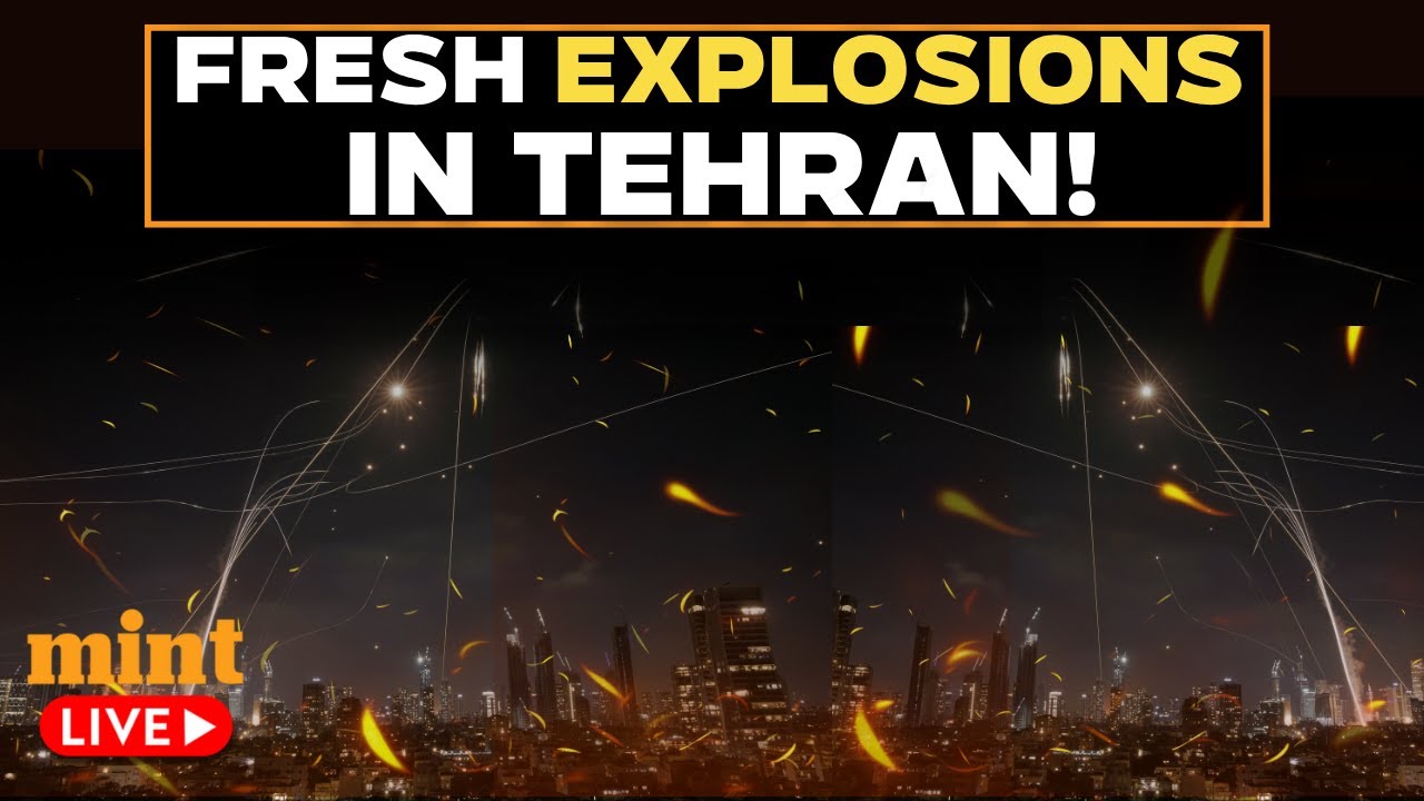 Iran War LIVE | Massive Explosions Rock Tehran; Night Sky Lights Up in Shocking Attack | Israel | US