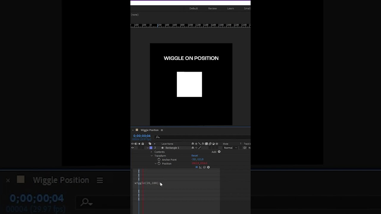 How to use WIGGLE Expression in After Effects | Tips and Tricks
