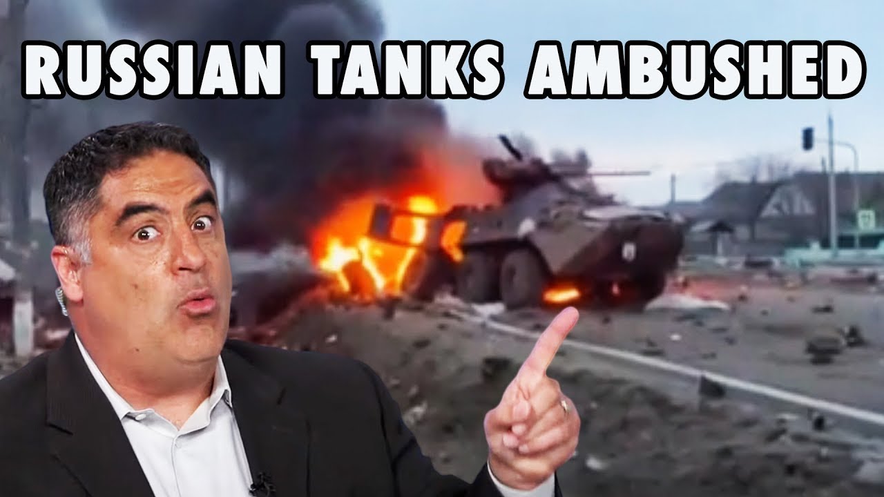 Ukrainian Troops Ambush Russian Tanks Near Kyiv