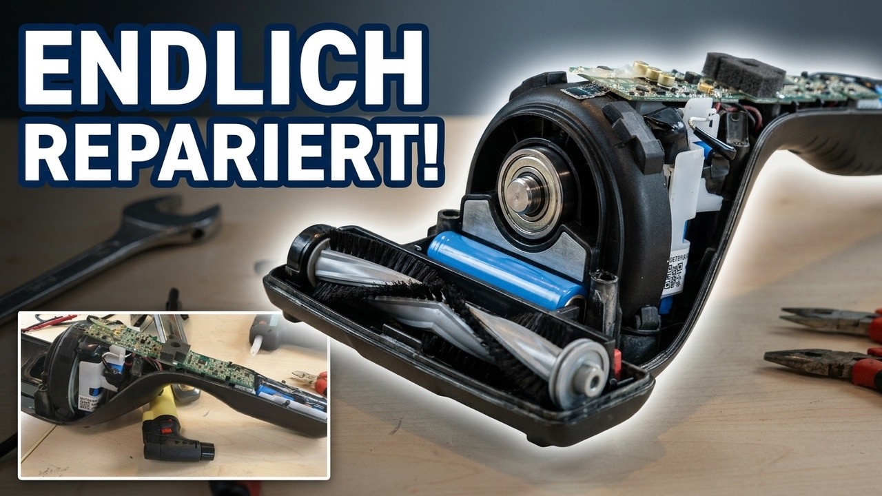 AEG CX7 Akku Wechsel/ Störung trotz Akkutausch/Lösung Reparatur Bürste Motor radlager Verschmutzt