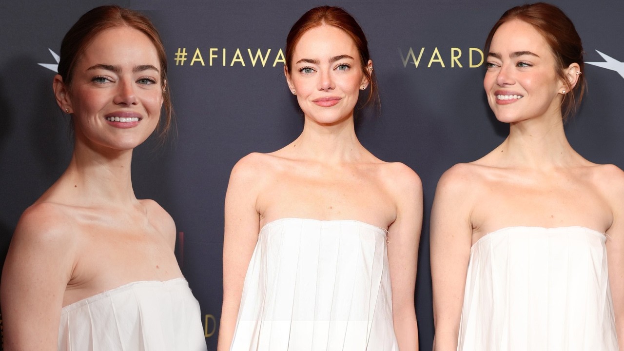 Emma Stone attend AFI Awards 2026