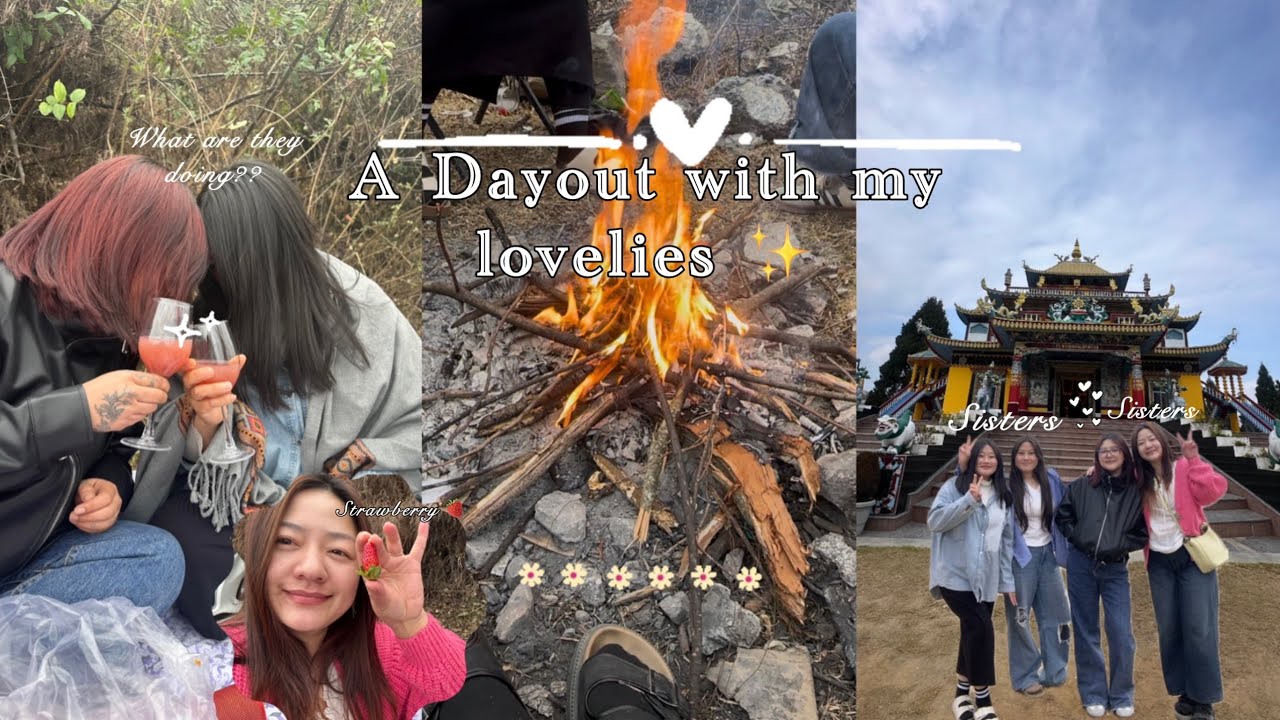 “Day out with Lovelies: Visited Chilipam gompa  & had lots of fun/ delicious lunch.