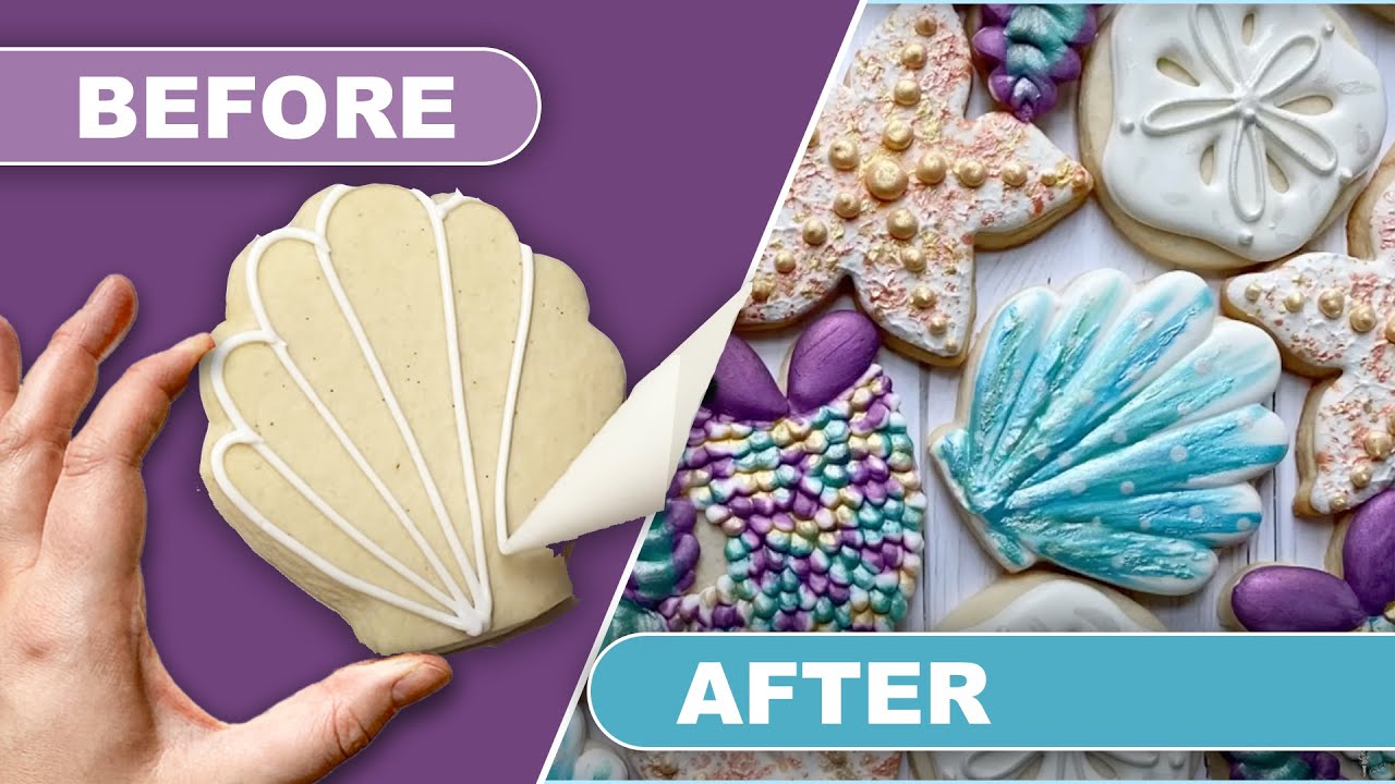 How to Make Little MERMAID Inspired Cookies