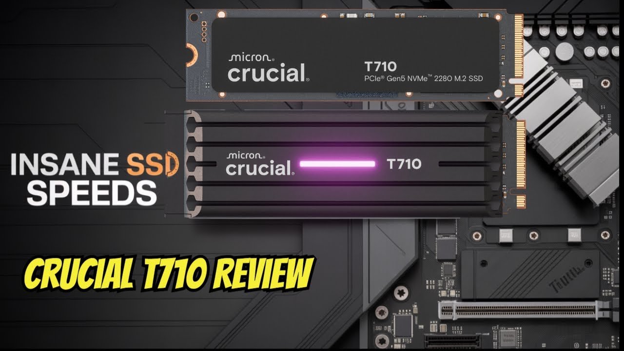 Fastest SSD in the World: A review of the Crucial T710 PCIE5.0 SSD