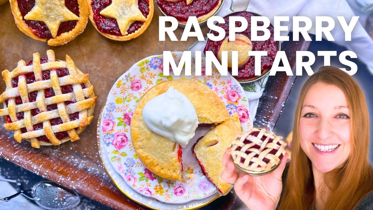 The BEST Mini Raspberry Tart Recipe || Perfect Individual Desserts for Any Occasion!