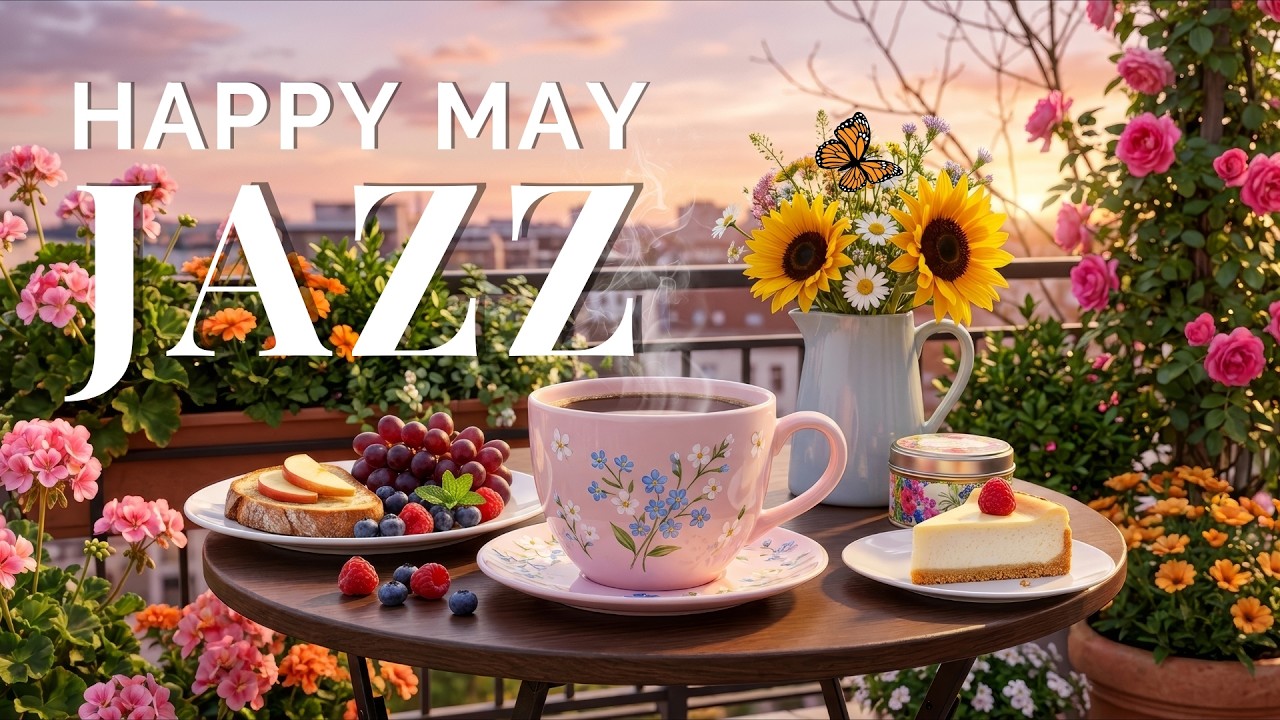 Happy May Bossa Nova Jazz ~ Delicate Morning Coffee Music & Smooth Piano for Good Mood, Chill