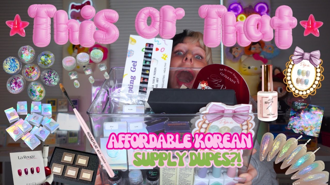 ⋆✮🎀AFFORDABLE KOREAN NAIL SUPPLY DUPES?!🎀✮⋆🫧Temu & Ali dupes for AMAZING products WITH LINKS!♡⭑💘