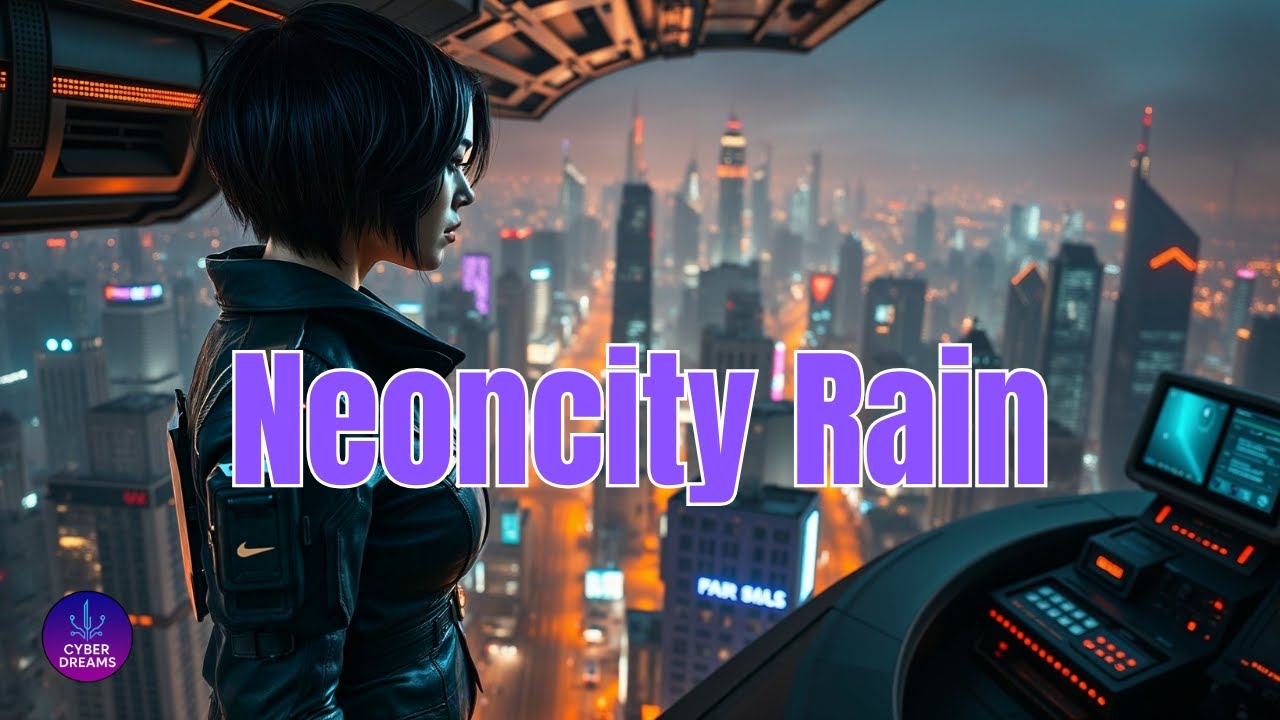 Rainy Neon Escape | 2 Hours of Immersive Cyberpunk Soundscape