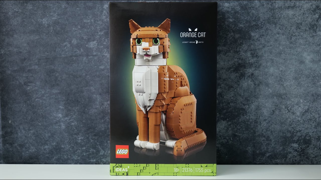 LEGO Ideas 21376 Оранжевый кот - Обзор быстрой сборки LEGO