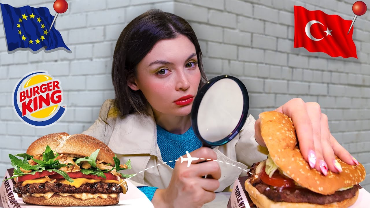 AVRUPA VS TÜRKİYE YÜKSEK PUANLI BURGER KİNG'LERİ KIYASLADIM!