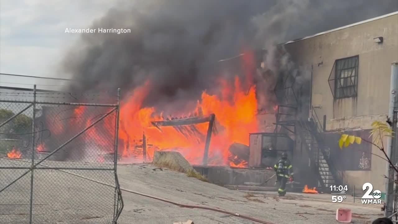 Four-alarm fire in North Baltimore leaves 23 people displaced