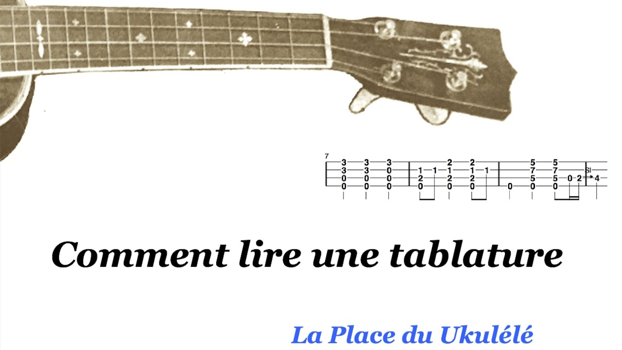 Comment lire une tablature de Ukulele?