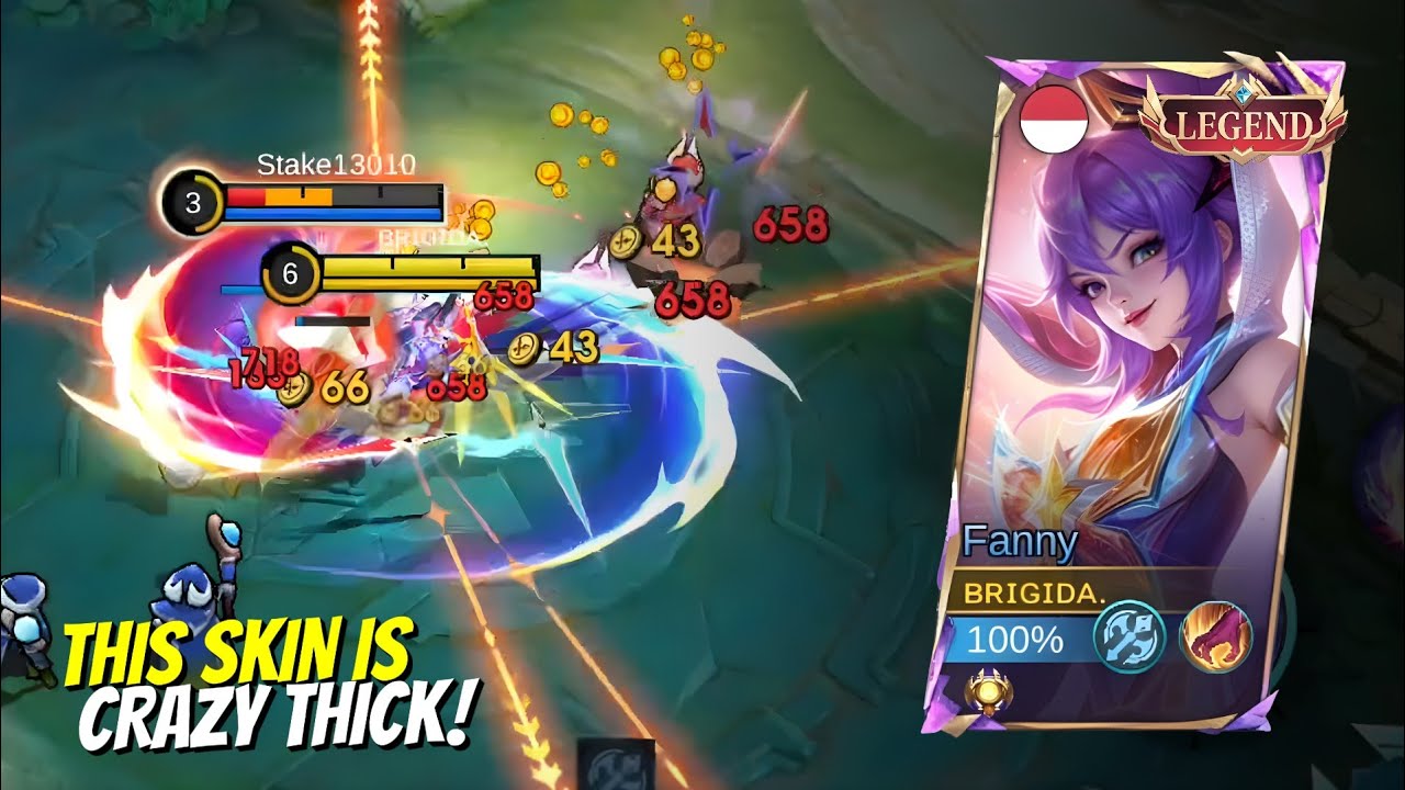 FANNY LEGEND SKIN GAMEPLAY & SKILL EFFECTS REVIEW - Mobile Legends Bang Bang