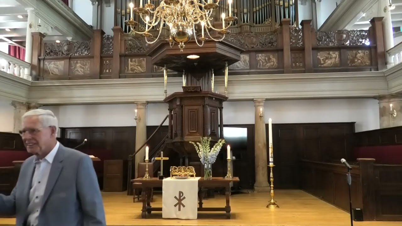 22 mei 2022. Viering in de Oude Lutherse Kerk