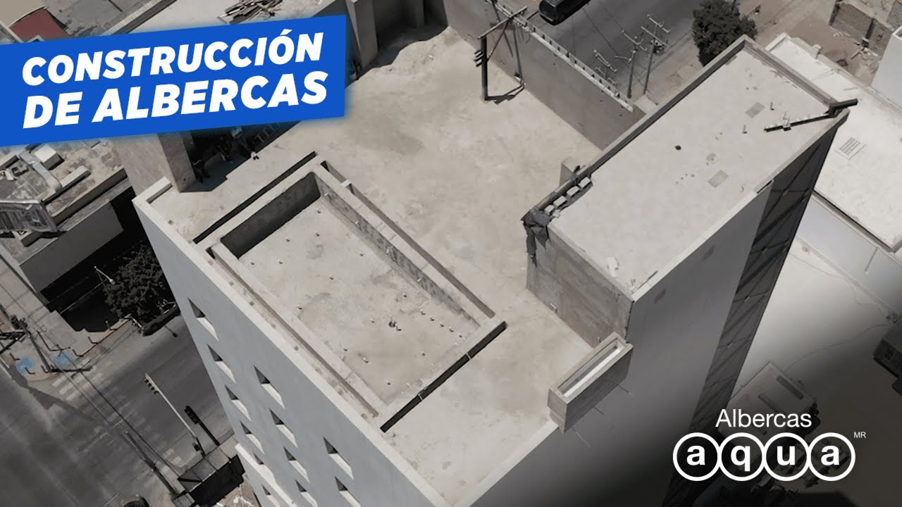 Construcción de ALBERCA EN ROOFTOP | Albercas Aqua