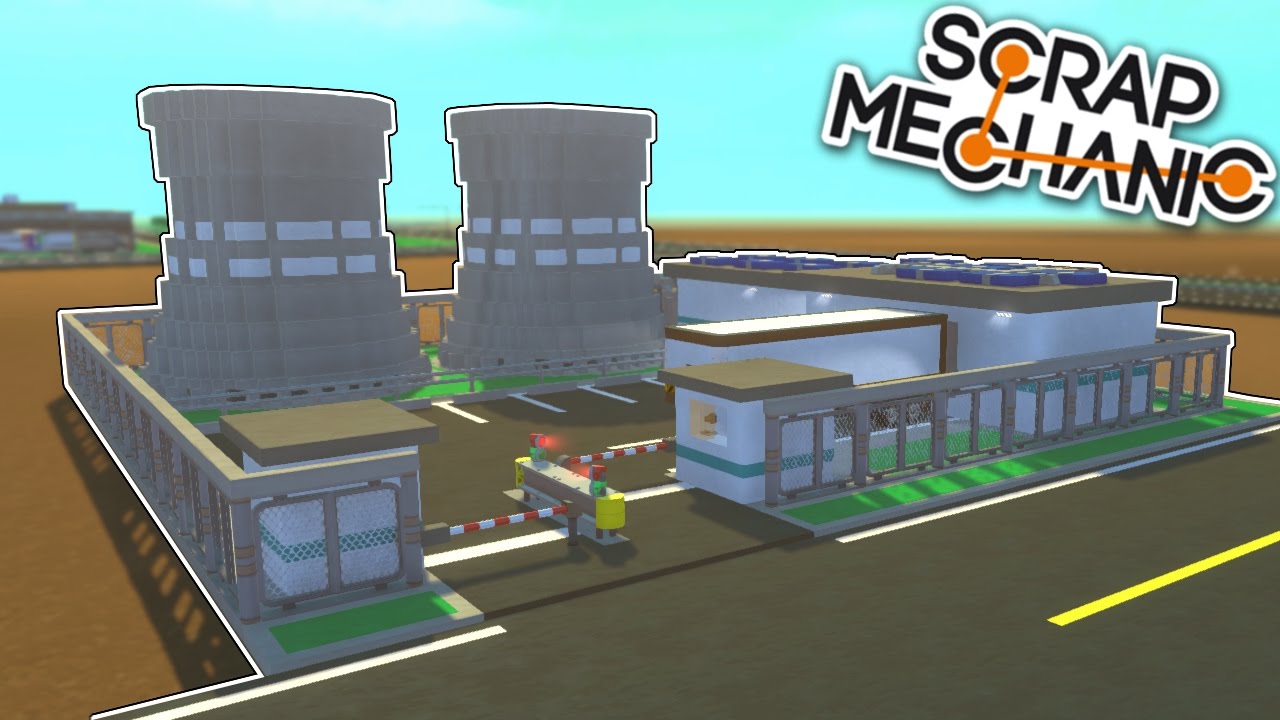 Nuclear Power Plant & Museum! - Mini City 2.0 [Ep.10] - Scrap Mechanic Gameplay & Creations