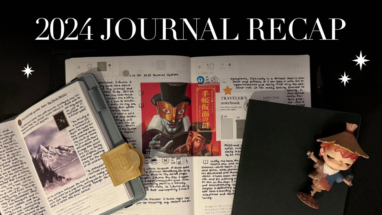 Размышления о моих дневниках за 2024 год | Hobonichi, Sterling Ink, Filofax